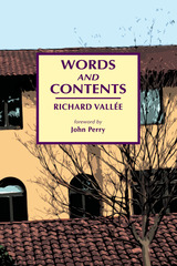 front cover of Words and Contents