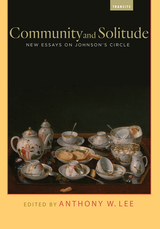 front cover of Community and Solitude