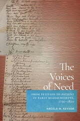 front cover of The Voices of Need