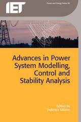 front cover of Advances in Power System Modelling, Control and Stability Analysis