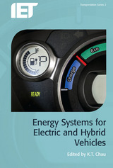 front cover of Energy Systems for Electric and Hybrid Vehicles
