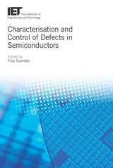 front cover of Characterisation and Control of Defects in Semiconductors