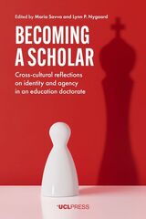 front cover of Becoming a Scholar
