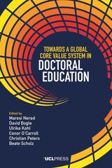 front cover of Towards a Global Core Value System in Doctoral Education