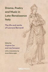front cover of Drama, Poetry and Music in Late-Renaissance Italy