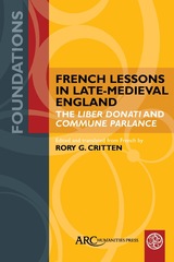 front cover of French Lessons in Late-Medieval England