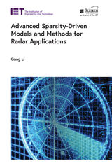 front cover of Advanced Sparsity-Driven Models and Methods for Radar Applications