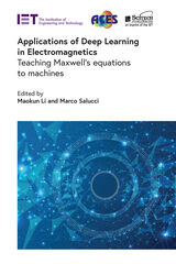 front cover of Applications of Deep Learning in Electromagnetics