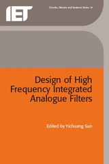 front cover of Design of High Frequency Integrated Analogue Filters