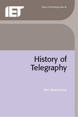 front cover of History of Telegraphy