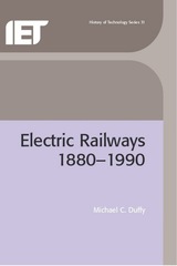 front cover of Electric Railways