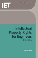 front cover of Intellectual Property Rights for Engineers