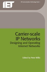 front cover of Carrier-Scale IP Networks