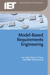 front cover of Model-Based Requirements Engineering