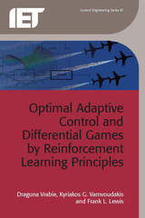 front cover of Optimal Adaptive Control and Differential Games by Reinforcement Learning Principles