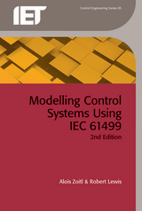 front cover of Modelling Control Systems Using IEC 61499