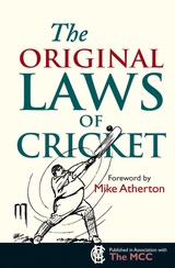 front cover of The Original Laws of Cricket