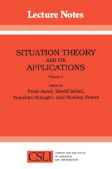 front cover of Situation Theory and Its Applications, Volume 3
