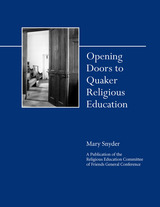 front cover of Opening Doors to Quaker Religious Education