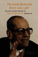 front cover of The Early Mubarak Years 1982–1988