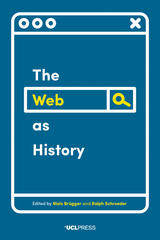 front cover of Web as History