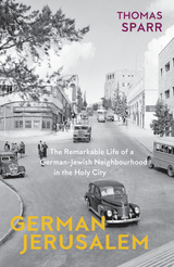 front cover of German Jerusalem