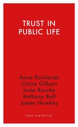 front cover of Trust in Public Life