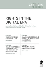 front cover of Rights in the Digital Era