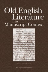front cover of OLD ENGLISH LITERATURE IN ITS MANUSCRIPT CONTEXT