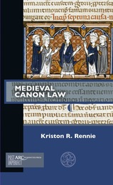 front cover of Medieval Canon Law