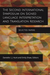 front cover of The Second International Symposium on Signed Language Interpretation and Translation Research