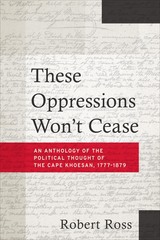 front cover of These Oppressions Won’t Cease