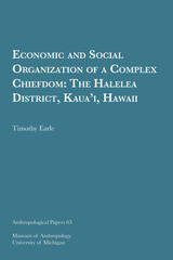 Economic and Social Organization of a Complex Chiefdom