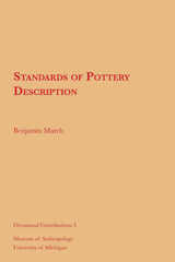 front cover of Standards of Pottery Description