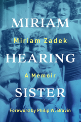front cover of Miriam Hearing Sister
