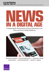 front cover of News in a Digital Age