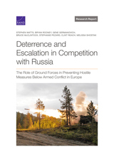 front cover of Deterrence and Escalation in Competition with Russia