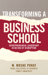 front cover of Transforming a Business School
