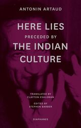 front cover of “Here Lies” preceded by “The Indian Culture”