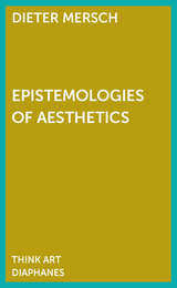 front cover of Epistemologies of Aesthetics