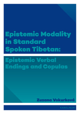 front cover of Epistemic Modality in Standard Spoken Tibetan