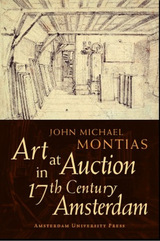 front cover of Art at Auction in 17th Century Amsterdam