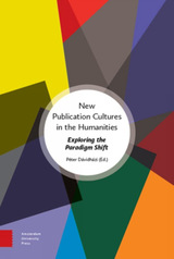 front cover of New Publication Cultures in the Humanities