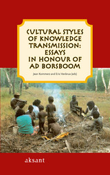 front cover of Cultural Styles of Knowledge Transmission