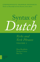 front cover of Syntax of Dutch