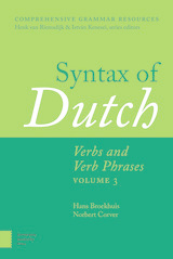 front cover of Syntax of Dutch