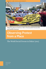 front cover of Observing Protest from a Place