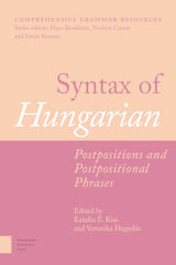 front cover of Syntax of Hungarian
