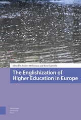 front cover of The Englishization of Higher Education in Europe