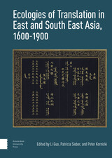 front cover of Ecologies of Translation in East and South East Asia, 1600-1900
